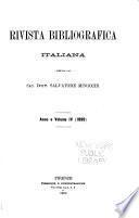 Rivista bibliografia italiana
