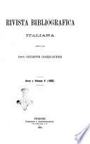 Rivista bibliografica italiana