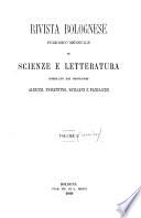 Rivista bolognese di scienze, lettere, arti e scuole