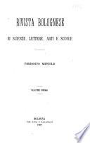 Rivista bolognese di scienzi, lettere, arti e scuole