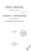 Rivista bolognese periodico mensile di scienze e letteratura