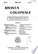 Rivista coloniale organo dell'Istituto coloniale italiano