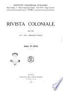 Rivista coloniale organo dell'Istituto coloniale italiano