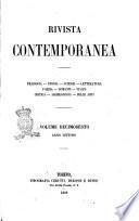 Rivista contemporanea filosofia, storia, scienze, letteratura, poesia, romanzi, viaggi, critica, archeologia, belle arti