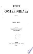 Rivista contemporanea filosofia, storia, scienze, letteratura, poesia, romanzi, viaggi, critica, archeologia, belle arti