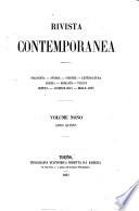 Rivista contemporanea filosofia, storia, scienze, letteratura, poesia, romanzi, viaggi, critica, archeologia, belle arti