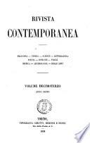 Rivista contemporanea filosofia, storia, scienze, letteratura, poesia, romanzi, viaggi, critica, archeologia, belle arti