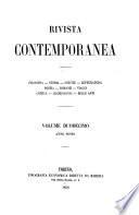 Rivista contemporanea filosofia, storia, scienze, letteratura, poesia, romanzi, viaggi, critica, archeologia, belle arti