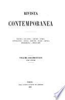 Rivista contemporanea filosofia, storia, scienze, letteratura, poesia, romanzi, viaggi, critica, archeologia, belle arti