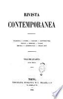 Rivista contemporanea filosofia, storia, scienze, letteratura, poesia, romanzi, viaggi, critica, archeologia, belle arti