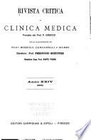 Rivista critica di clinica medica. ...