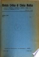 Rivista critica di clinica medica