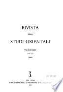 Rivista degli studi orientali