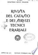 Rivista del catasto e dei servizi tecnici erariali