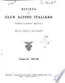 Rivista del Club alpino italiano pubblicazione mensile
