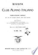 Rivista del Club alpino italiano pubblicazione mensile