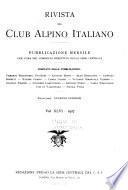 Rivista del Club alpino italiano; pubblicazione mensile