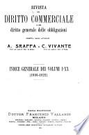 Rivista del diritto commerciale e del diritto generale delle obbligazioni