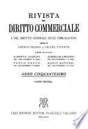 Rivista del diritto commerciale e del diritto generale delle obbligazioni