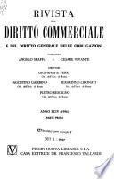 Rivista del diritto commerciale e del diritto generale delle obbligazioni