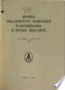 Rivista dell'Istituto nazionale d'archeologia e storia dell'arte