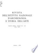 Rivista dell'Istituto nazionale d'archeologia e storia dell'arte