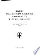 Rivista dell'Istituto nazionale d'archeologia e storia dell'arte