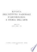 Rivista dell'Istituto nazionale d'archeologia e storia dell'arte