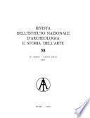 Rivista dell'Istituto nazionale d'archeologia e storia dell'arte