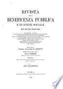 Rivista della Beneficenza Publica del Istituzioni di Previdenzia ...