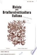 Rivista della ortoflorofrutticoltura italiana