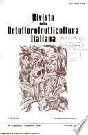 Rivista della ortoflorofrutticoltura italiana