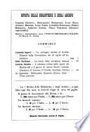 Rivista delle biblioteche e degli archivi periodico di biblioteconomia e di bibliografia di paleografia e di archivistica