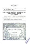 Rivista delle biblioteche e degli archivi periodico di biblioteconomia e di bibliografia di paleografia e di archivistica