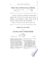 Rivista delle biblioteche periodico di biblioteconomia e di bibliografia