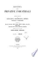 Rivista delle privative industriali raccolta di legislazione, giurisprudenza, dottrina