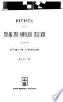 Rivista delle tradizioni popolari italiane