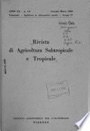 Rivista di agricoltura subtropicale e tropicale