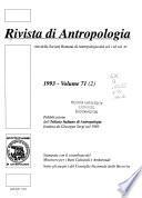 Rivista di antropologia