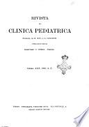 Rivista di clinica pediatrica