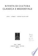Rivista di cultura classica e medioevale