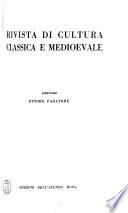 Rivista di cultura classica e medioevale
