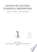 Rivista di cultura classica e medioevale