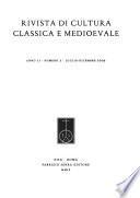 Rivista di cultura classica e medioevale