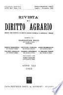 Rivista di diritto agrario