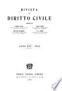 Rivista di diritto civile