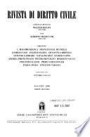 Rivista di diritto civile