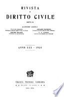 Rivista di diritto civile