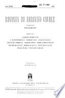 Rivista di diritto civile