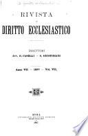 Rivista di diritto ecclesiastico